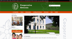 Desktop Screenshot of cooperativa-amicizia.it